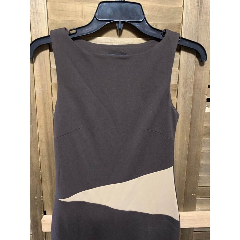Express Pencil Dress Womens Size 2 Brown Business Casual - Picture 2 of 6